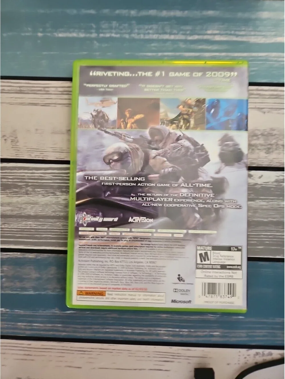 Call of Duty: Modern Warfare 2 (Microsoft Xbox 360, 2009)
